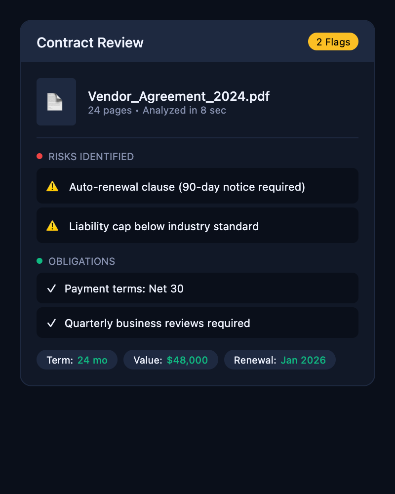 Contract Reviewer UI